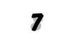 Classic Countdown - Ten to Zero - Black on White