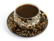 Coffee cup on white background