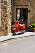 Roter Motorroller