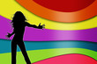 hintergrund disko party