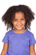 Adorable african little girl with beautiful hairstyle