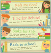 Kids in School Banners Kids in School Banners