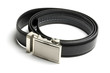 Black leather belt