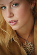 Woman Wearing Unusual Necklace