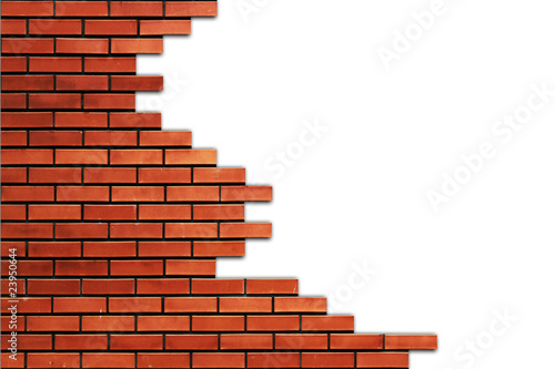 Photo: Part of brick wall Part of brick wall