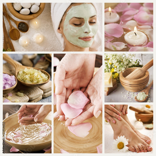 Photo: Beautiful Spa Collage Beautiful Spa Collage