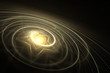 Gold-star abstract background
