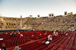 Foto: VERONA, ITALY people are watching the opening of the opera VERONA, ITALY people are watching the opening of the opera