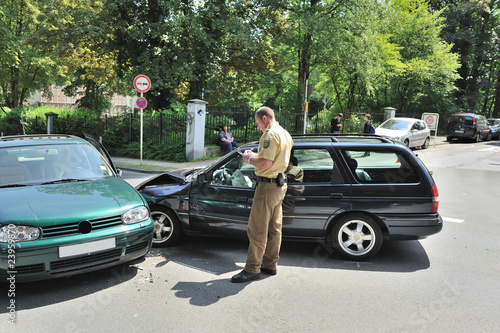Foto: Polizei am Unfallort 4 Polizei am Unfallort 4