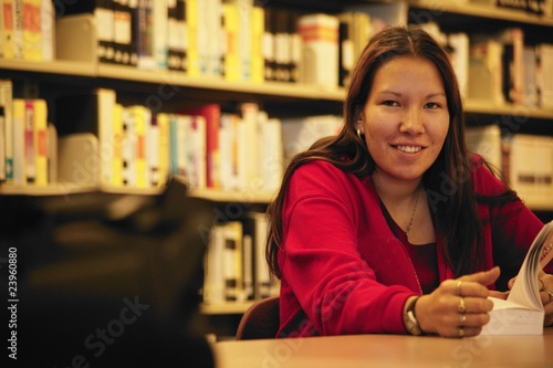 Photo: Student In The Library Student In The Library