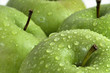 Manzanas verdes.