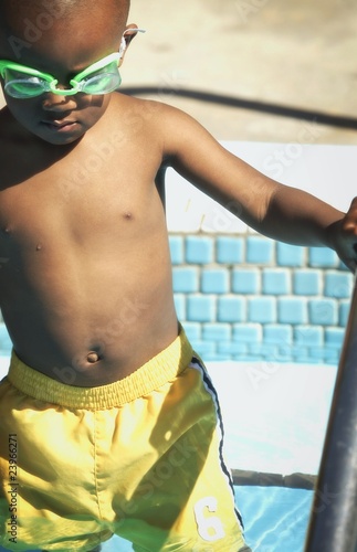 Photo: A Child With Goggles A Child With Goggles