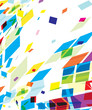 abstract mosaic composition
