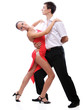 Young couple dances