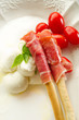 breadstick with ham - grissini e prosciutto breadstick with ham - grissini e prosciutto