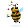 3d Juggler bee 3d Juggler bee