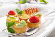 italian fruits pastry - pasticcini di frutta italian fruits pastry - pasticcini di frutta