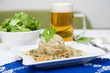 Semmelknödel mit Pfifferlingrahmsoße