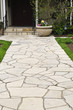 Natural stone path