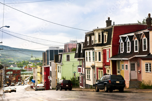 Photo: Colorful houses in Newfoundland Colorful houses in Newfoundland