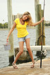 Blond Takes Her Fishing Gear T...