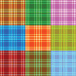 Set of fabric colored textures
