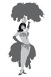 Danseuse de cabaret