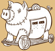 Trojan Horse Piggy Bank