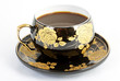Coffee cup on white background