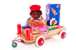 Piet brought some gifts for five december isolate over white