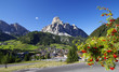 Panorama über Corvara