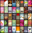 variety of 40 vertical business cards on different topics variety of 40 vertical business cards on different topics