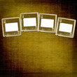 Old alienated slides on the abstract background