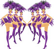 Cabaret showgirls