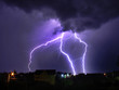 Lightning at night