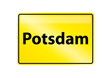 Ortsschild Potsdam
