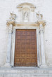 Wooden Portal of Cathedral St. Sabino. Bari. Apulia.
