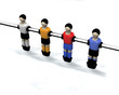 Football world cup 2010 3D team illustration Football world cup 2010 3D team illustration