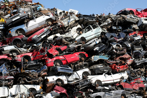 Photo: Cars junkyard Cars junkyard