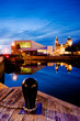 Liverpool skyline at night Liverpool skyline at night
