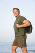 happy smiling outdoor man happy smiling outdoor man