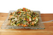 Salad with sprouted wheat.