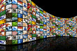 Wall of screens