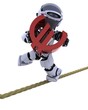 robot on a tight rope