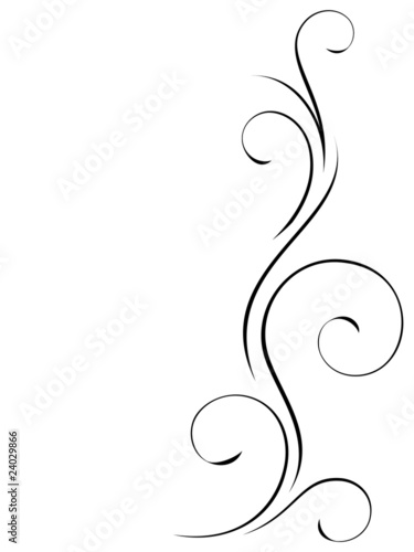 Abstract swirly decoration