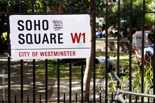 Photo: soho square soho square
