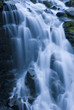 Close up of blurred waterfall