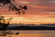 "Lake Washington at sunset, Washington"