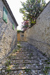 Narrow cobbled lane, Verucchio
