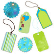 Vektor: set of vector tags set of vector tags